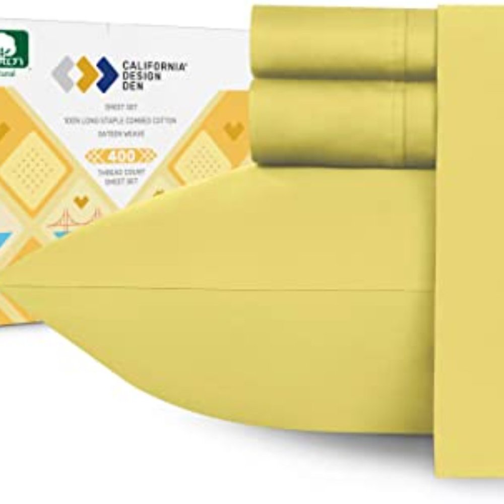 CALIFORNA DESIGN DEN SHEET SET FULL/YELLOW